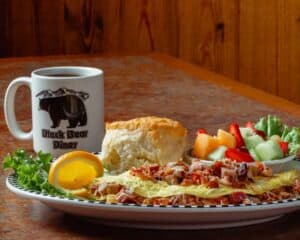 Bruces Meatlovers Omelette