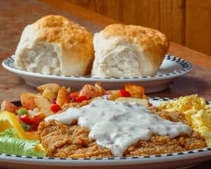 Bigfoot Chicken Fried Steak & Eggs